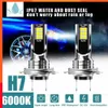 Ny 2st H7 LED -strålkastarlampa BEAM -kit 12V 100W Hög Power LED -bil Lätt strålkastare 6000K Auto -strålkastare H11 CAR FOG LIGHT H3
