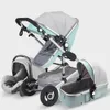 Baby Stroller 3 w 1 oryginalny przenośny wózek z wózkiem aluminiowy wózek ramy aluminiowy {kategoria}
