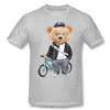 T-shirts pour hommes Cyclisme Ours en peluche T-shirt Casual Homme femme T-shirt à manches courtes en coton Tshirt Top Tees Harajuku Sweat 230606