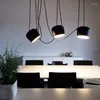 Hanglampen Kroonluchter Italiaans Design Zwart Voor Eetkamer Modern Verstelbaar Plafond Hanglampen Wonen Decoratie