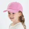 Casquettes Chapeaux Bébé Fille Casquettes De Baseball Rose Noir Blanc Gris Enfants Profil Bas Chapeau De Soleil Enfants Garçon Courir Chapeaux Vêtements Accessoires 230606