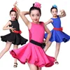 Roupas de palco para meninas Vestido de dança latina Vestidos de competição de salão de baile Prática de tango Saia com franja para fantasias femininas