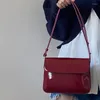 Evening Bags Retro Patent Leather Shoulder Bag For Women Luxury Flap Small Square Fashion Underarm Crossbody Ladies Handbag Purse Sac