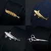 Neck Ties Fashion Tie Clips Mens Metal Necktie Bar Crystal Formal Shirt Wedding Ceremony Gold Clip Party Gifts 230605