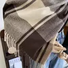 Sjaals Unisex Mooie Plaid Fringe Sjaal Winter Veelzijdige Dames Warme Wrap Sjaal Meisjes Mode