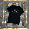 Été nouveaux t-shirts à manches courtes hommes femmes lettres imprimé T-shirt pur coton col rond mâle Couple Parent-enfant vêtements en gros