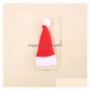 Christmas Decorations Mini Hat Red Lollipop Cap Candy Hats Home Decor Festive Supplies Gift Drop Delivery Garden Party Dhywn