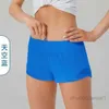 lulus yaz yoga hotty sıcak şort nefes alabilir hızlı kurutma spor iç çamaşırı pantolon koşu fitness pantolon prenses spor giyim spor salonu legging lu w42g