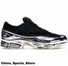 Tränare storlek 12 sneakers skor mens designer ozweego raf simons kvinnor US 12 euro 46 kör avslappnad enhet bläck silver metallisk US12 klar rosa damer ungdom schuhe