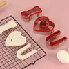 Backformen 3 stücke Edelstahl Valentinstag Kekse Form Herz Keks DIY Handgemachte Kuchen Hochzeit Party Werkzeuge