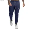 Autumn Winter Pants Men Sweatpant Jogger Casual Sweat Pants Zipper Packets 3XL L230520