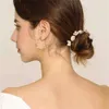 Other Elegant Fashion Flower Hairpin Bun Maker Headband Lazy Hair Accessories Women Hairstyle Hair Stick Banquet For Party