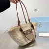 Womens Straw weave bucket handbags a5 tote Fold Shopper Luxury Beach Bags fashion mens Raffia Shoulder top handle bag Designers Cross Body Clutch pochette travel bag
