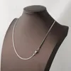 Kettingen elegante heren ketting 925 sterling zilver 3 mm visgraat schakelketting stempel S925