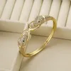 Charm Bracelets BUY Luxury AAA Cubic Zirconia Wedding Jewelry Gold Color Leopard Bangles For Elegant Women Party Jewelry Accessories 230605