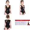 Catsuit Trajes Black Sexy Lingerie Sem Mangas Brilhante Tank Top Macacão Catsuits Moto Under Tops Para Mulheres Will And Sandy Dhpkw