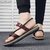 Summer Water Sport Sport Walking Sweating Sandals Mans Beach Sandals Roman Mass Male Slope Slippers Outdoor Daily Casual Zapatos L230518