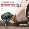 2024 Car Bluetooth 5.0 FM-передатчик PD Type-C Dual USB 3.1A быстрое зарядное устройство Красочное mp3-модулятор Player Freshree Audio Receiver