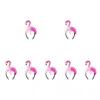 Bandanas 7 Pcs Flamingo Headband Festival Accessories Hawaiian Dresses Girls Pography Props Pink Halloween Decor