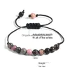 Bracelets De Charme Réglable Pierre Naturelle Perle Bracelet Yoga Guérison Cristal Stretch Perlé Pour Femmes Hommes Bijoux Faits À La Main Drop Delive Dho5Y