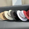 2023 Summer Beach Holiday Straw Hat Women Shade Hatts Woman Sun Protection Cap Lady Sunhat Sunhats Flat Top Caps 8Colors