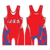 Бег сет 5 Kount USA Summer's Men's Men's Race Brestling Singlets костюм для бокса с костюми