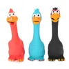 Brinquedos para mastigar animais de estimação gritos frango aperto som brinquedo de borracha porco pato guincho mastigar resistente a mordidas treinamento de cachorro interativo 230606