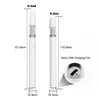 C11C Disposable Vape Pen Oil 0.3ml 0.5ml 280mAh Bottom USB Rechargeable Ceramic Coil Press-In Tips Bud O Pens Pod Auto Draw Device