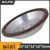 Slijpstenen 5x3mm Diamond Grit 180# Cup Bowl Shape Sliphjulskärare Skärning 76