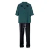 Men's Tracksuits Men'S Summer Breathable Two Piece Volume The Man In Suit Tie Tuxedo Men Lost Bathing