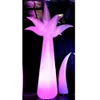 Led éclairage 3mts palmier gonflable avec souffleur de Base piliers lumineux fête DJ décoration de mariage pour la Performance sur scène