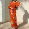 Etnische Kleding Afrikaanse Jurken Voor Vrouwen Dashiki Maxi Jurk Moslim Mode Abaya Lange Mouw Dames Traditionele Afrika Fairy