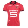 23/24 Stade Rennais voetbalshirts 2023 2024 sponsor fans speler TERRIER AGUERD SANTAMARIA GUIRASSY SULEMANA DOKU ABLINE 120e thuis kinderen Kits sets Voetbalshirts