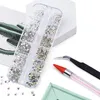 Nail Art Decorations MultiSize Rhinestones 3D Crystal AB DIY crystal diamond gem glitter Beauty 230606