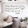 Buddha Quotes Wall Sticker Lotus Flowers Vinyl Art Home Decoration For Living Room Bedroom Removable Murals Wallpaper