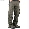 Pantalons Hommes Cargo Pantalons Hommes Casual Multi Poche Militaire Globale Extérieur Lâche Long Pantalon Joggers Camo Armée Tactique Pantalon L230520