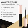 Borstar Magnetiska ögonfransar 3D Mink Eyelashes Magnetiska eyeliner Magnetiska fransar Korta falska fransar som varar handgjorda ögonfransmake -makeupverktyg