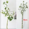 Dekorative Blumen, 90 cm langer Zweig, Azaleen, künstliche, leicht zu formende Seidenblumen-Orchidee für Hochzeit, Zuhause, Tischdekoration