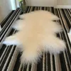 Carpets Genuine Tibetan Mongolian Lamb Sheepskin Curly Fur Rug Hide Pelt Throw Area Carpet Chair Cover Super Soft Fluffy