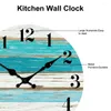 Zegary ścienne 10 -calowe rustykalne drewniane zegar bateria obsługiwana okrągłe ciche kuchenne salon w łazience dekoracje wiejskie