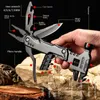 Hand Tools Multi Functional Adjustable Open end Wrench Combination Universal Folding Pliers EDC Tool 230605