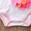 Swim Wear Summer Flamingo Bikini Born Girls Swimsuit Cute Beachwear Child Childwear Sonneveless Bikini Set 230605