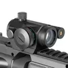 Fire Wolf Tactical Reflex Green / Red Dot Sight Scope Laser Sight With Rail Mount Airsoft gratis frakt