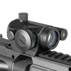 FIRE WOLF Tactical Reflex Green/Red Dot Sight Scope Laser Sight com Rail Mount Airsoft Frete grátis