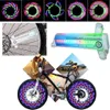 Cykeln talar 3D -cykel talade LED -lampor belyser gatorna Fancy LED -färgglada cykelhjul ljus 230606