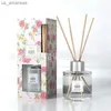 Home Fire-Free Aromatherapy Air Freshener Fragrance Bedroom Bathroom Essential Oil Incense Sticks Decoration Reed Diffuser L230523