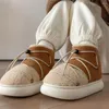 Stivali Inverno Caldo Donna Snow Woman Scarpe casual Comfort Pantofola da casa Scarpa da pane alta da donna Corta da donna