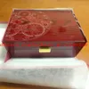 Заводская суперкачественная вершина Red Nautilus Watch Original Box Papers Card Деревянная коробка сумочка для Aquanaut 5711 5712 5990 5980 W242F