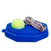 Tennis Balls Single Tennis Trainer Heavy Duty Base With Elastic Rope Ball Outdoor Practice Self-Duty Rebound Sparring Device For Tennis Lover 230606