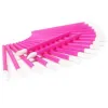 1000 pièces pinceaux à lèvres jetables applicateurs de brillant à lèvres rouge à lèvres brillant baguettes applicateur parfait trousses d'outils de maquillage Rose rouge